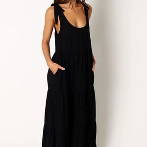 Black petal and pup sundress